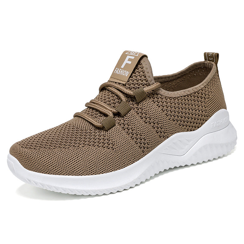 Damen Sneaker Atmungsaktiv Knit Schuhe Bequem