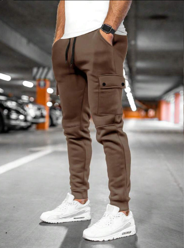 Herren Joggerhose Sportlich Bequem Mit Taschen