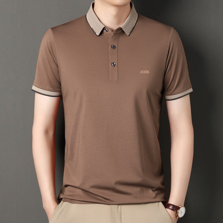 Herren Polo-Shirt Sportlich Moderner Kragen