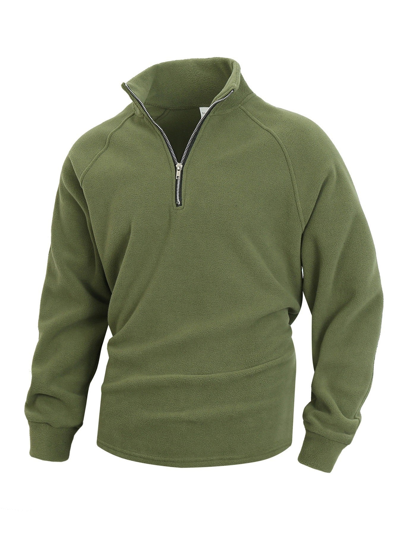 Herren Fleece Pullover mit Halbem Reißverschluss Berlin-Glamour