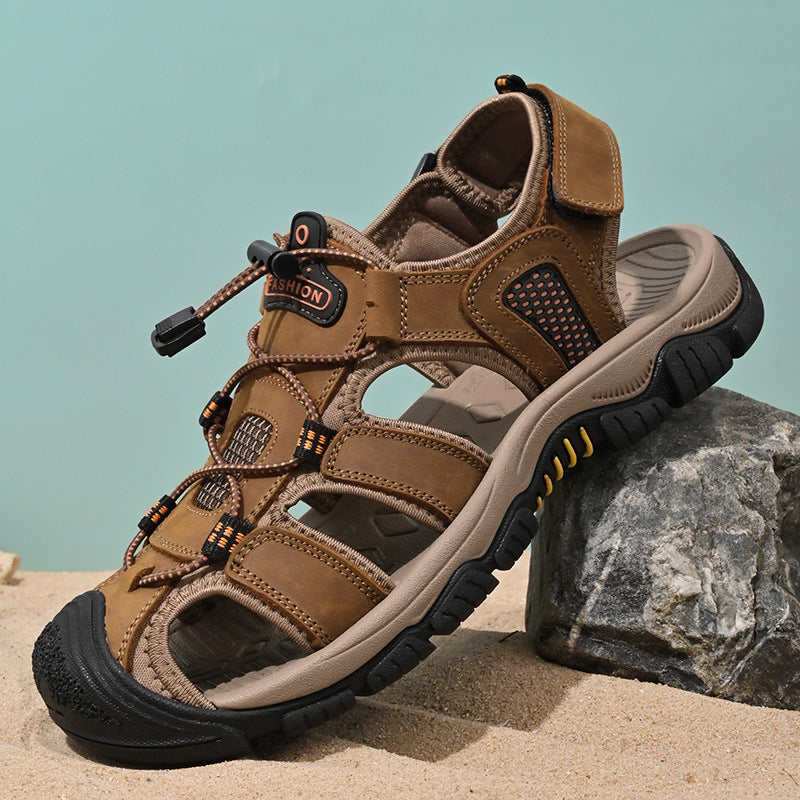 Damen Outdoor-Sandalen Sportlich Schnellschnürer Stabiler Sohle - BerlinGlamour