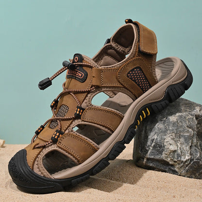 Damen Outdoor-Sandalen Sportlich Schnellschnürer Stabiler Sohle - BerlinGlamour