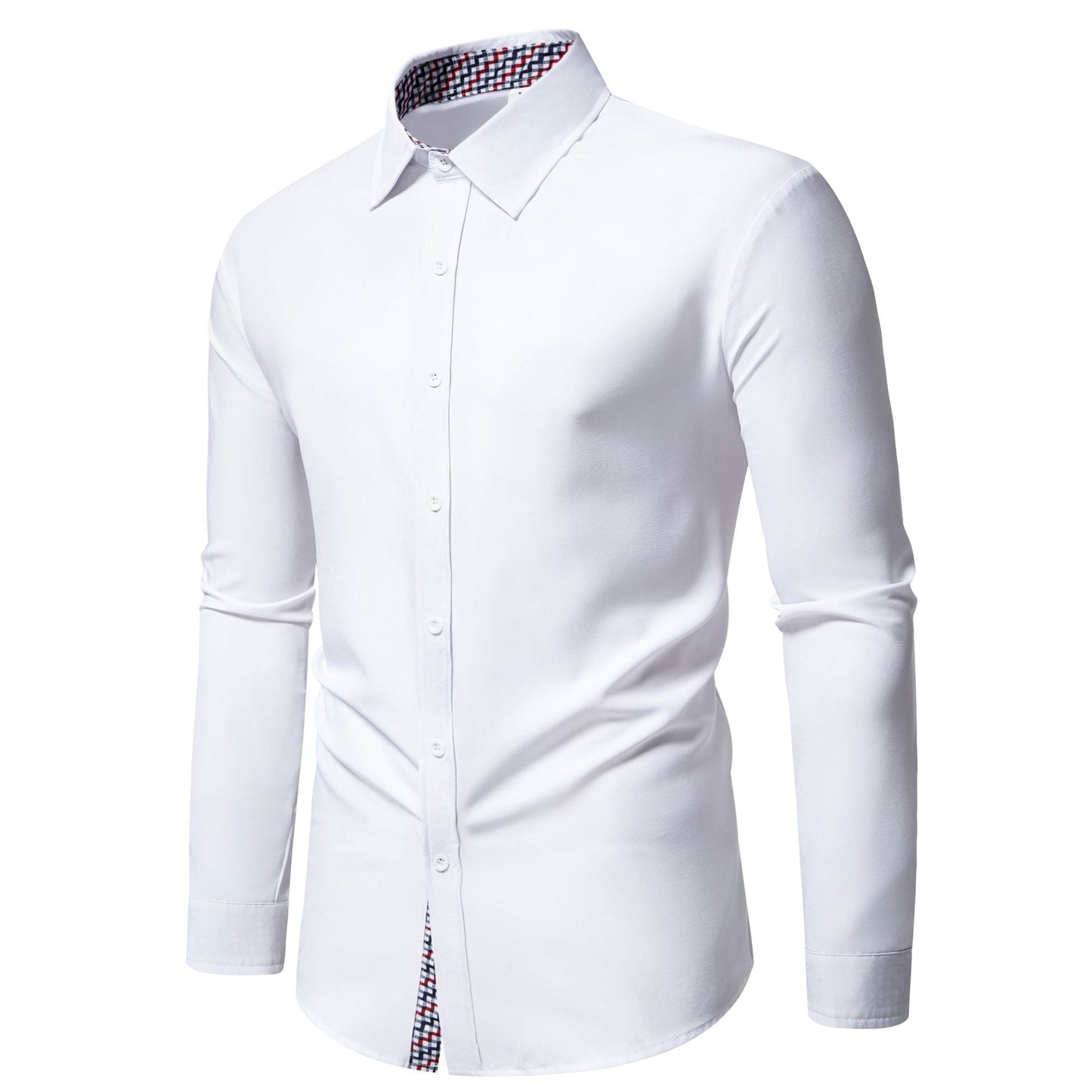 Herren Langarmhemd Modern Slim Fit Elegant