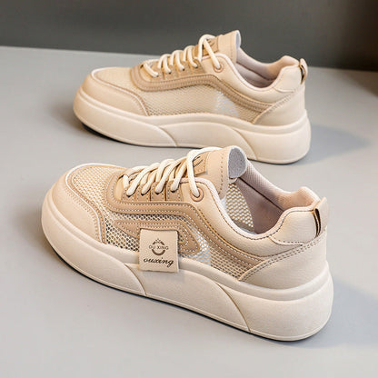 Damen Sneaker Trendsport Schuhe Atmungsaktiv Komfort
