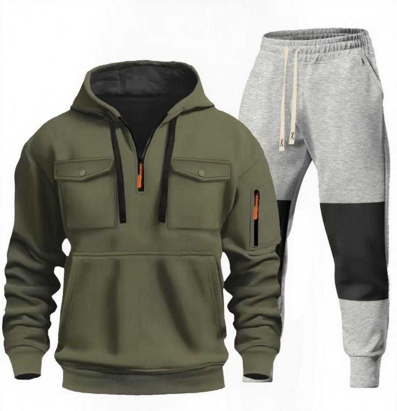 Herren Sportset Sweatshirt und Jogginghose Funktionell Komfortabel