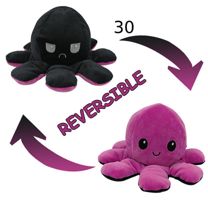 Reversibler Plüsch Octopus Kuscheltier Einzigartig