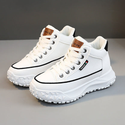 Damen Sneaker High-Top Sportlich Komfortabel Rutschfest