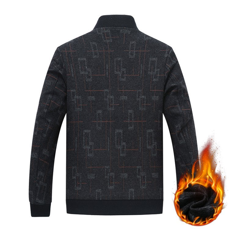 Herren Steppjacke Warm Versteppt Winterjacke Modern