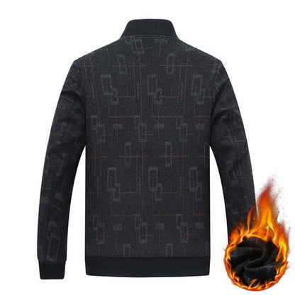 Herren Steppjacke Warm Versteppt Winterjacke Modern