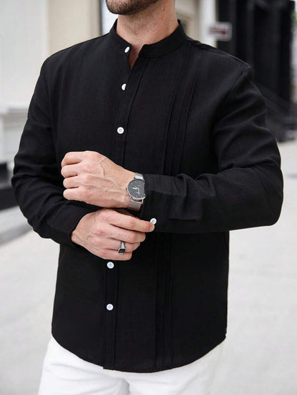 Herren Hemdbluse Modern Slim Fit Berlin Style