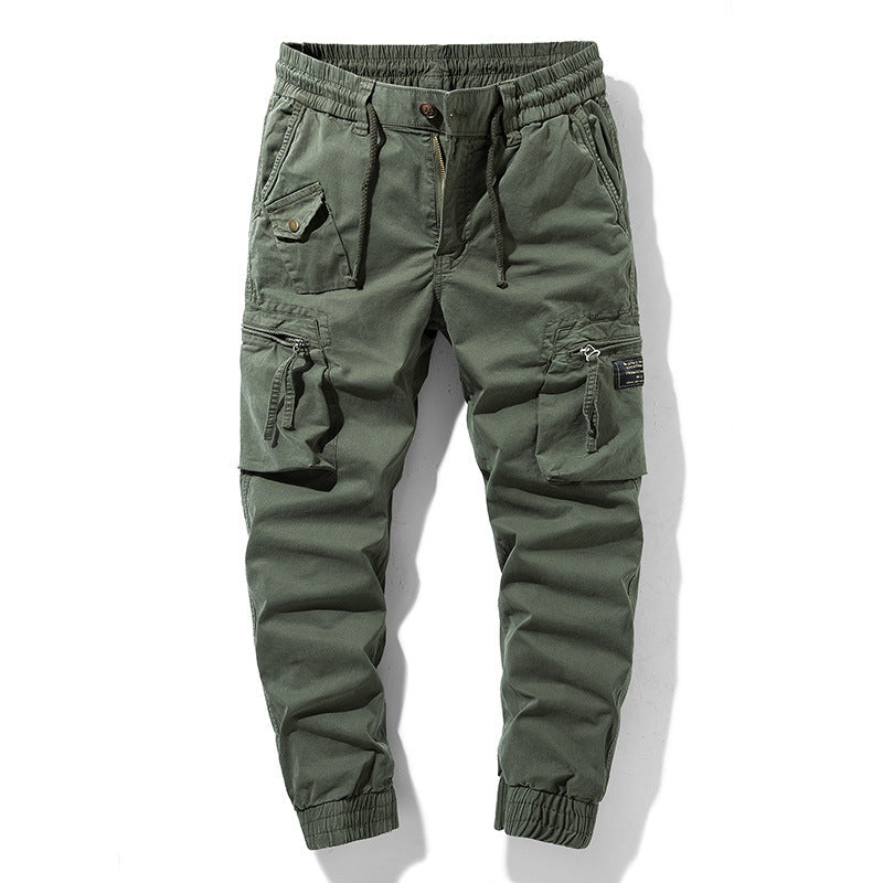 Herren Cargo-Hose Praktisch mit Seitentaschen Elastisch
