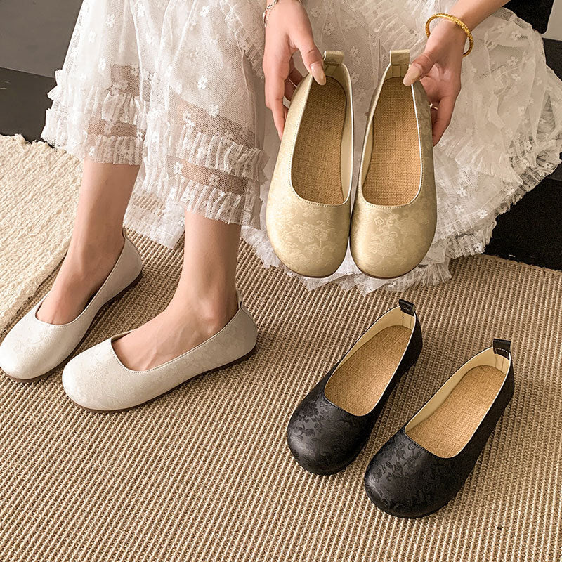 Damen Ballerinas Komfortabel Zeitlos Elegant