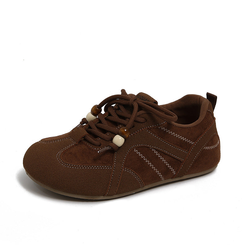 Damen Sneaker Bequem Elastisch Schnürsystem Sportlich