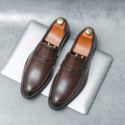 Elegante Herren Mokassins Modernes Design Schwarz
