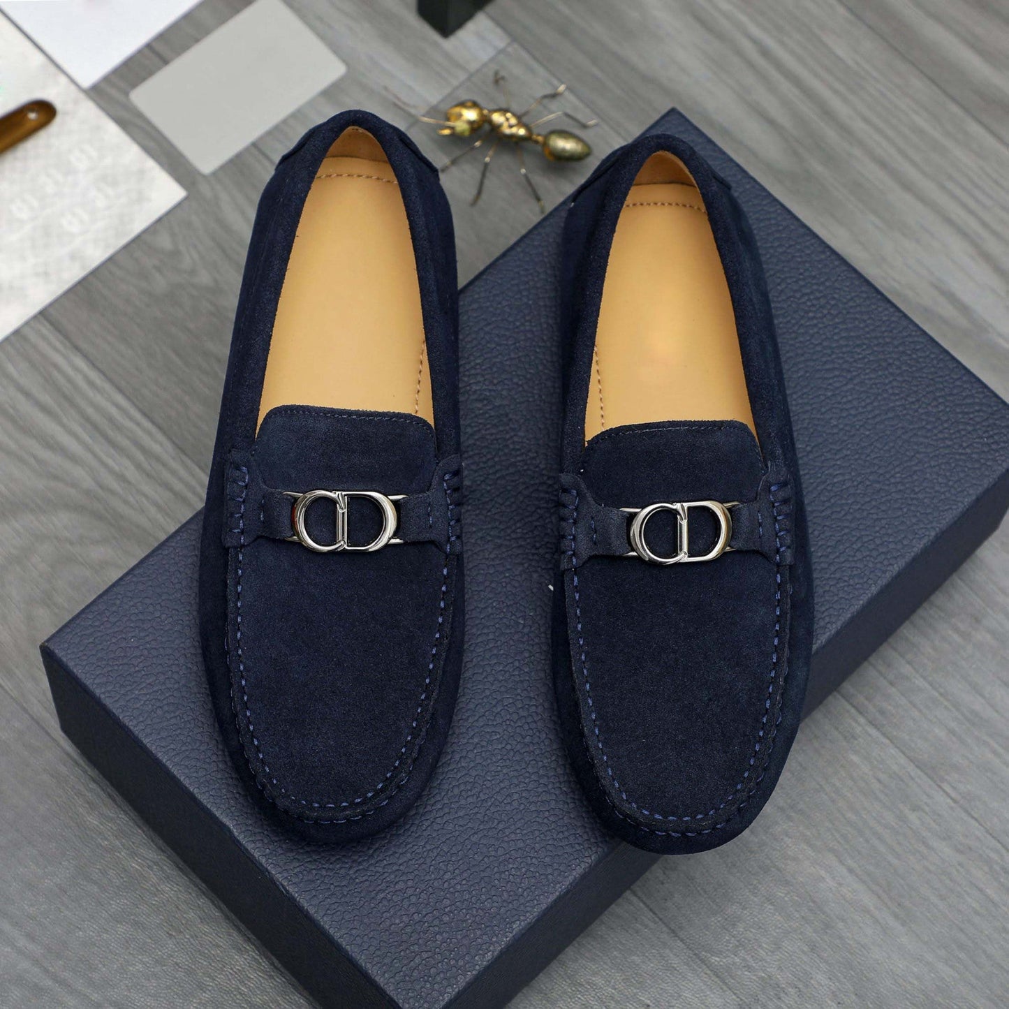 Herren Mokassin Schnürsenkel Leder Elegante Schuhe - BerlinGlamour