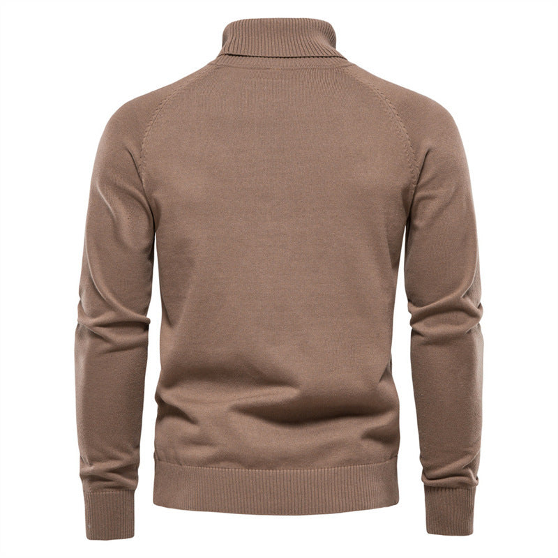 Herren Strickpullover mit modischem Stehkragen und strukturiertem Design BerlinGlamour, der perfekte Begleiter für jeden urbanen Abenteuer, wird dein neuer Titel sein: St