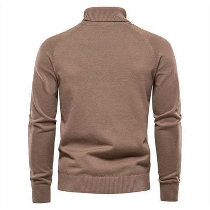 Herren Strickpullover mit modischem Stehkragen und strukturiertem Design BerlinGlamour, der perfekte Begleiter für jeden urbanen Abenteuer, wird dein neuer Titel sein: St
