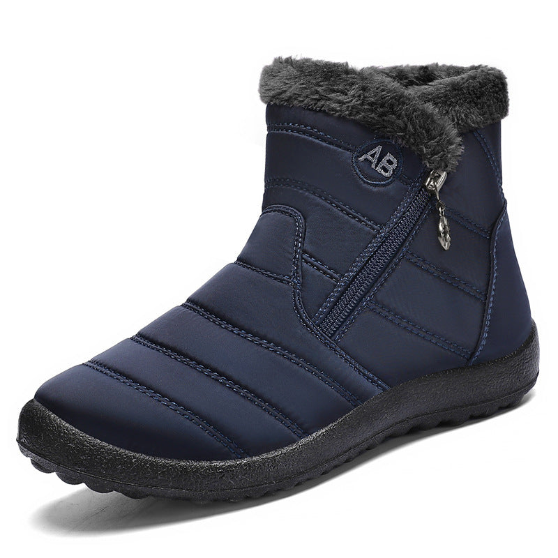 Damen Winterstiefel Isoliert Rutschfest Mit Reißverschluss