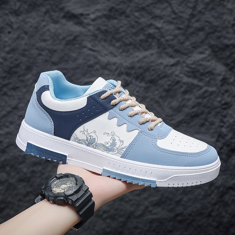 Damen Sneaker Wave Design Rutschfest Mode Sportschuhe
