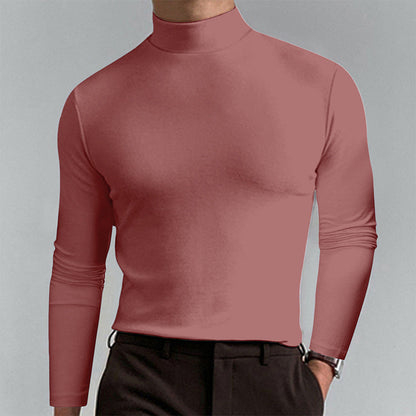 Herren Langarm T-Shirt Elegantes Casual Oberteil