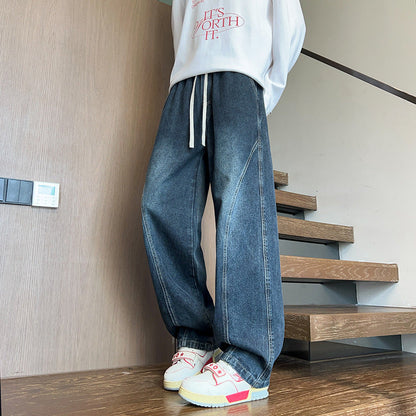 Herren Jeans Weite Bein Komfort Fit