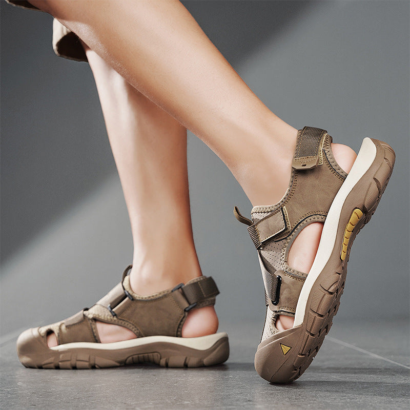 Damen Outdoor-Sandalen mit verstellbaren Riemen rutschfest