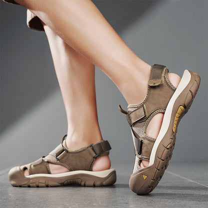 Damen Outdoor-Sandalen mit verstellbaren Riemen rutschfest