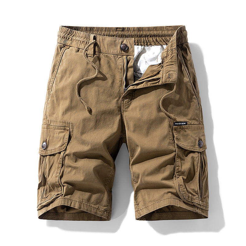 Herren Cargo Shorts Outdoor Bequem Mit Vielen Taschen Elastisch