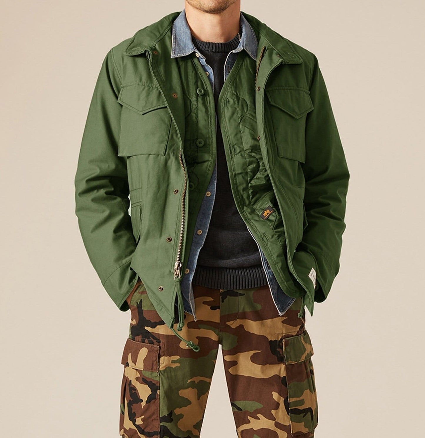 Herren Funktionsjacke Wasserabweisend mit Taschen