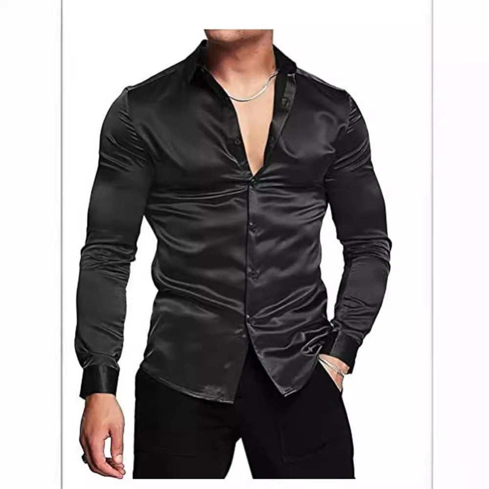 Elegantes Herren Seidenhemd Berlin Chic