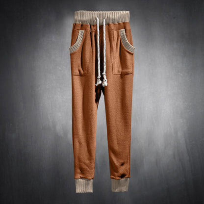 Bequeme Herren Jogginghose mit Taschen Elastisch