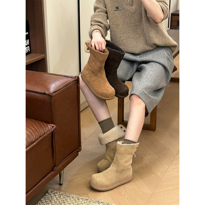 Damen Winterboots Kuschelig Rutschfest