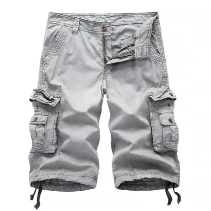 Herren Cargoshorts Elastisch Mit Vielen Taschen
