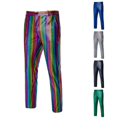 Herren Disco-Hose Glitzer Obermaterial Partyhose