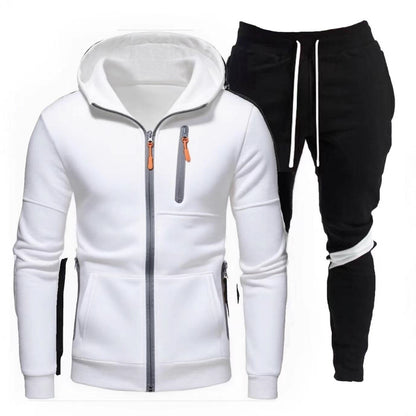 Herren Sportjacke Kapuzenjacke Jogginganzug Mit Reißverschluss