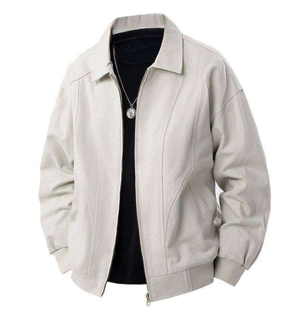 Herren Übergangsjacke Lässig Modern mit Stehkragen und Taschen