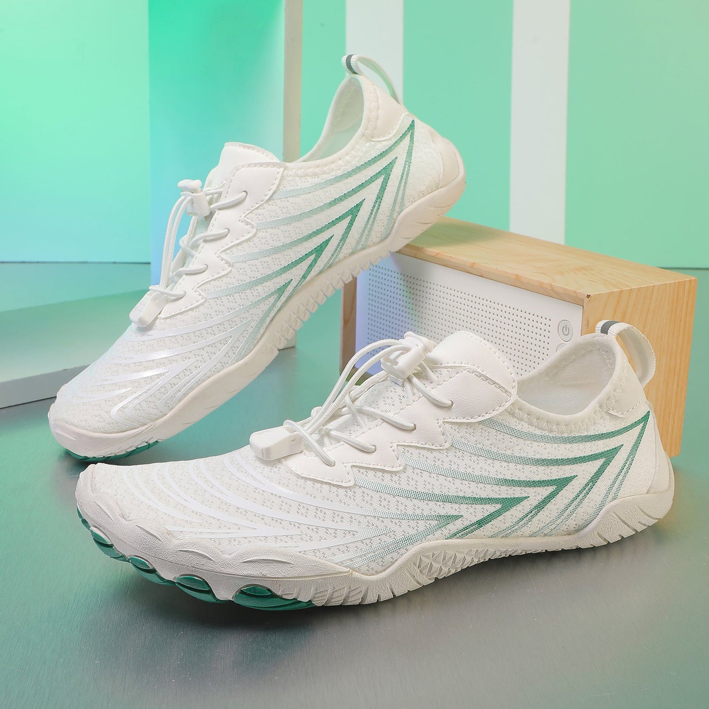 Damen Sportschuhe Bunt Atmungsaktiv Rutschfest