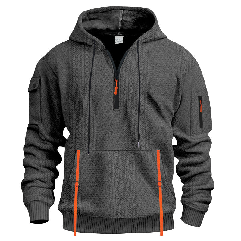 Herren Kapuzenpullover Sportlich Modern Strukturiert