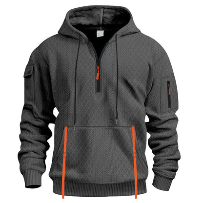 Herren Kapuzenpullover Sportlich Modern Strukturiert