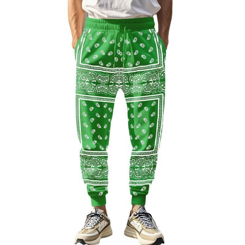 Herren Jogginghose Bandana Style Bequem Modern - BerlinGlamour
