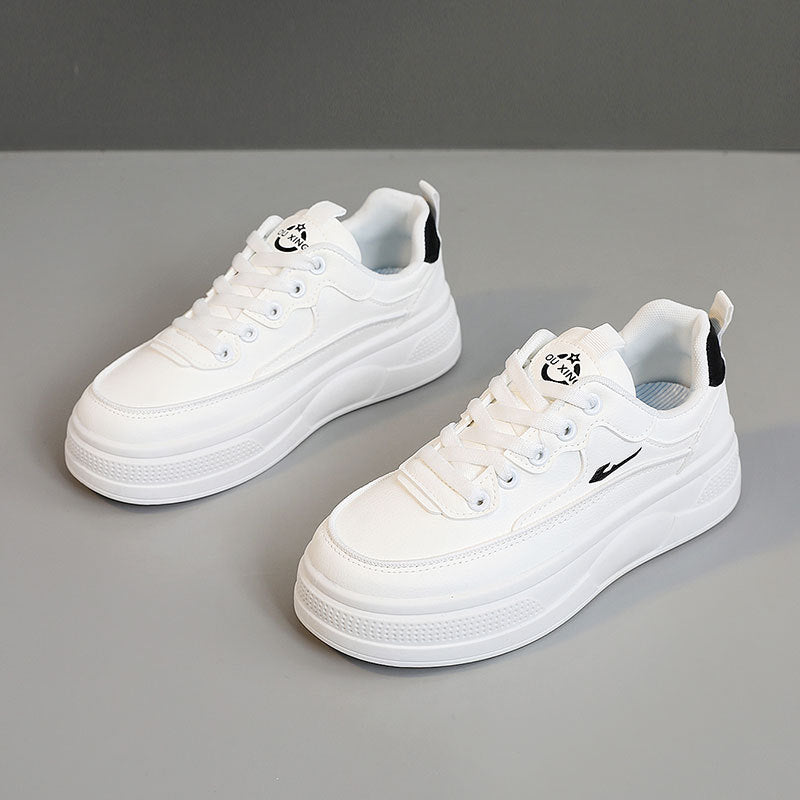Damen Plateau Sneaker Höhe Komfortabel Sportlich