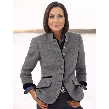 Damenblazer Elegant Modern mit Knopfleiste - BerlinGlamour