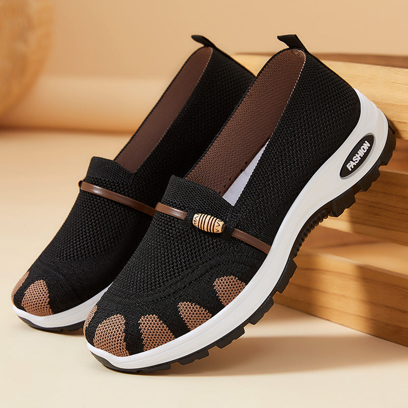Damen Sport Schuhe Slip-On Bequem Flexibel