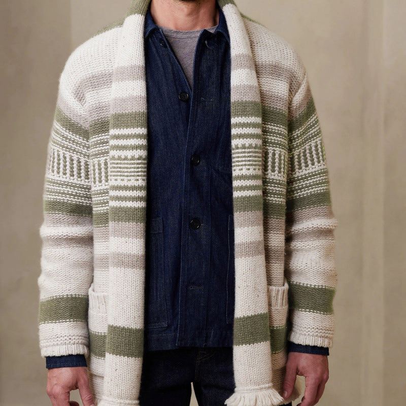 Herren Strickjacke Modern mit Taschen und Zeitlosem Design - BerlinGlamour