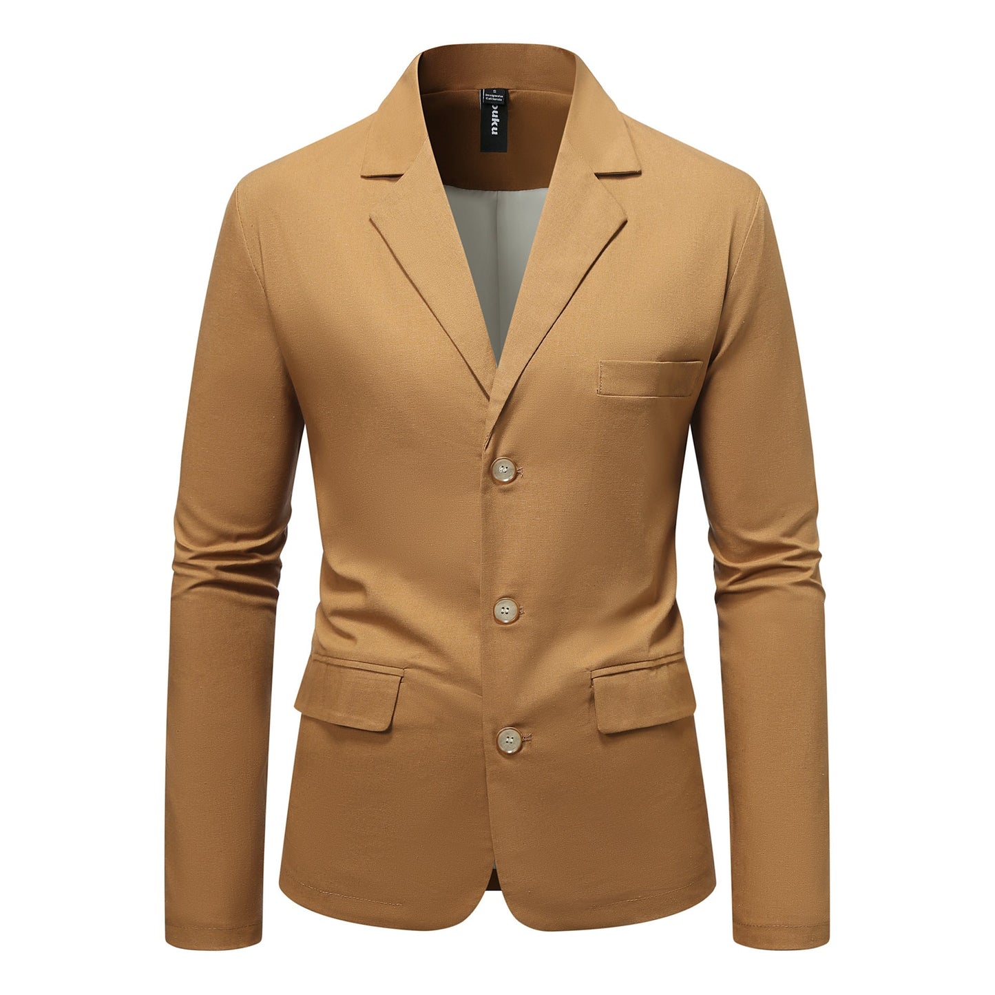 Herren Blazer Elegant mit Taschen und Slim Fit