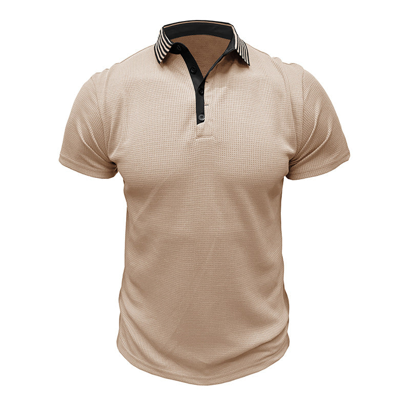Herren Poloshirt Atmungsaktiv Strukturiert Modern