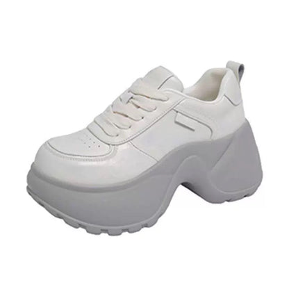 Damen Sneaker Höhe Plattform Sportlich Chunky Schuhe