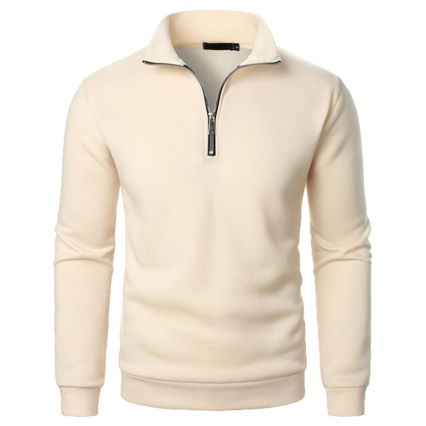 Herren Pullover Kurz Reißverschluss Modern Sportlich