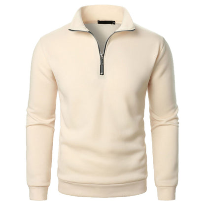 Herren Pullover Kurz Reißverschluss Modern Sportlich