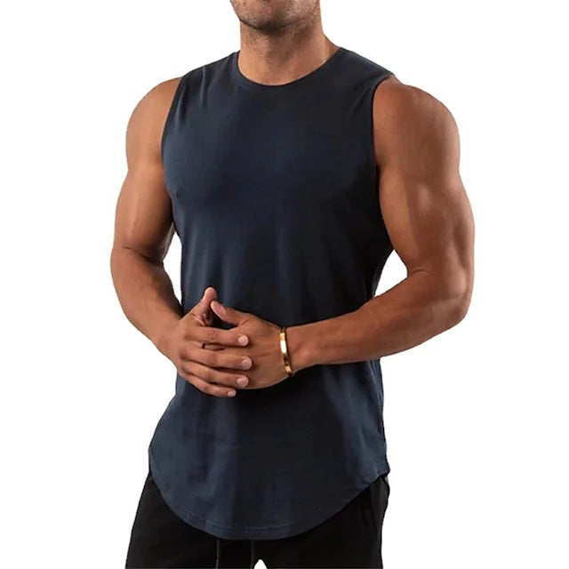 Herren Muskelshirt Atmungsaktiv Fitness Oberteil Sportlich